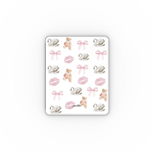 Light Pink Preppy Apple iPad Case